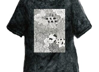 bow's T「アメーバ 鬱屈」Tシャツ イラスト